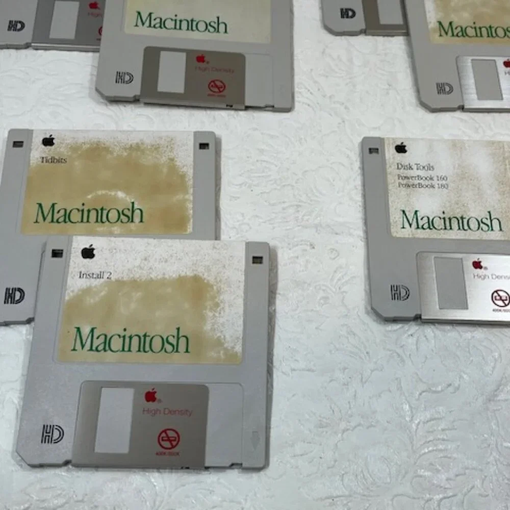VTG 1991 Apple Computer System Macintosh 7 Disk Set Ver 7.1, 914-0363-B,